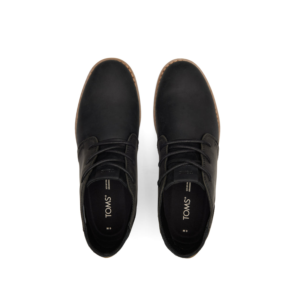 Navi Black Water Resistant Boot Top View