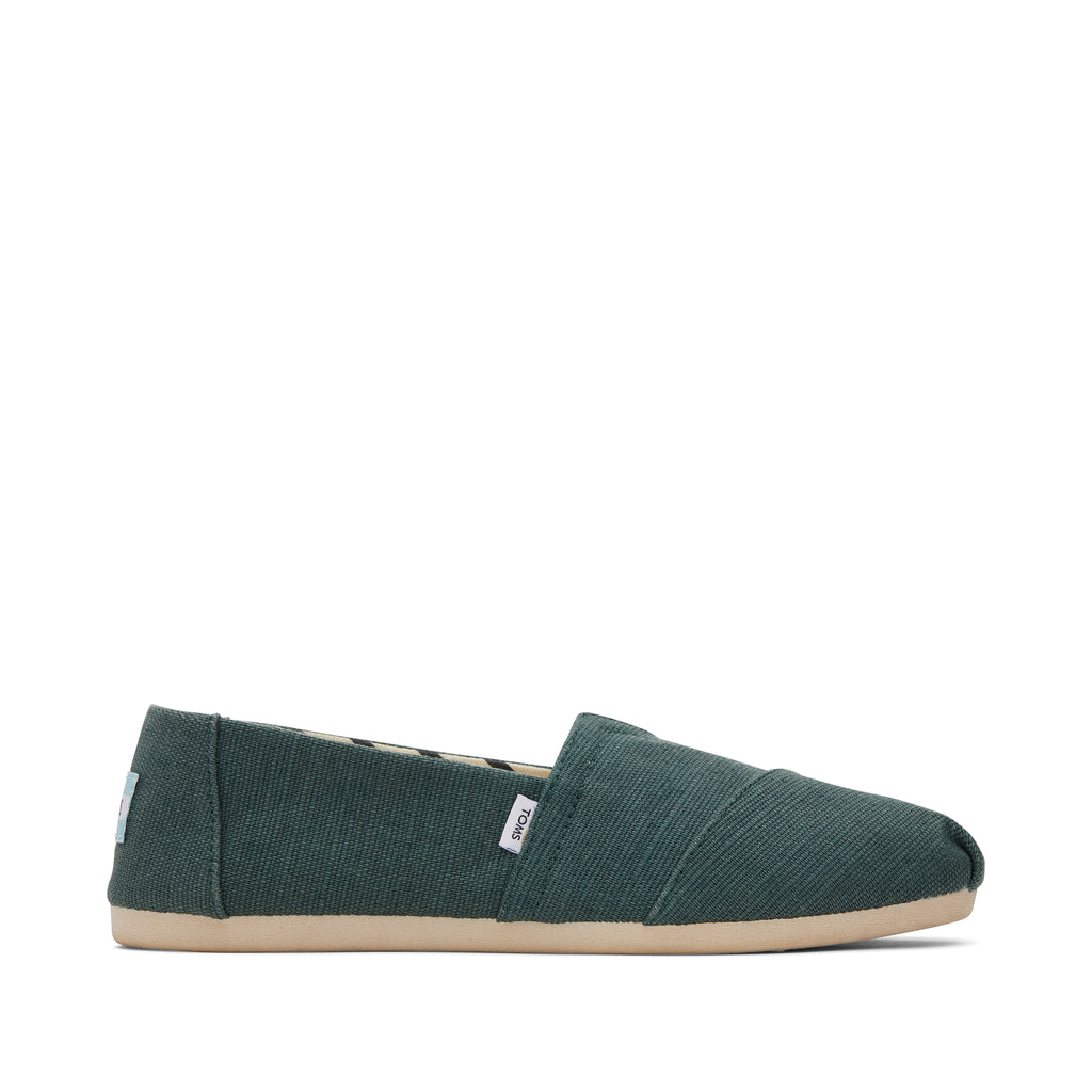 Alpargata Green Heritage Canvas Side View