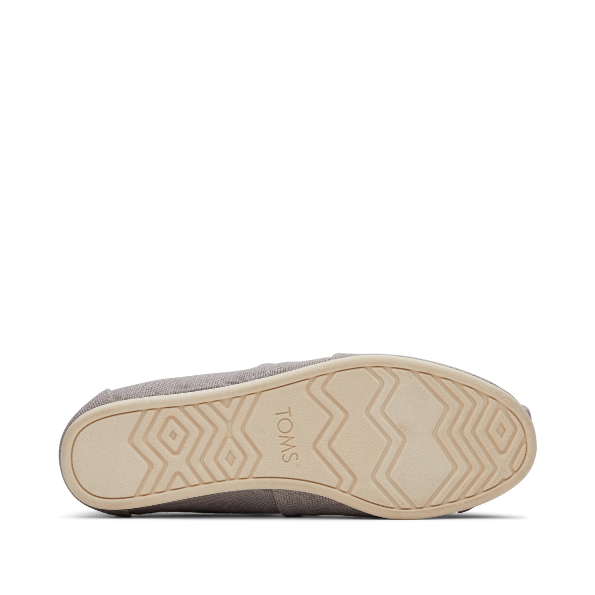 Alpargata Grey Heritage Canvas Bottom Sole View