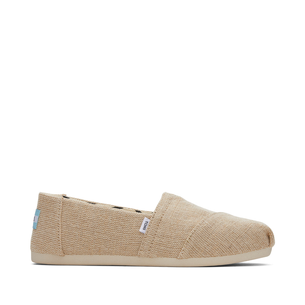 Alpargata - Natural Undyed Heritage Canvas Side View