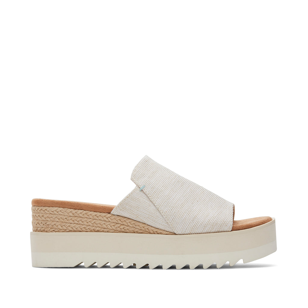 Diana Mule Natural Sandal Side View