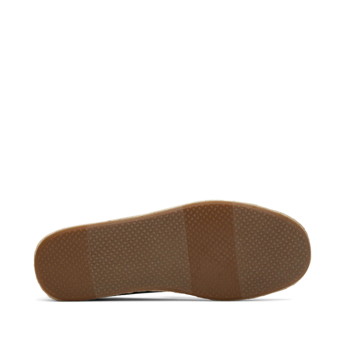 Santiago Loafer - Black Recycled Cotton Canvas Bottom Sole View
