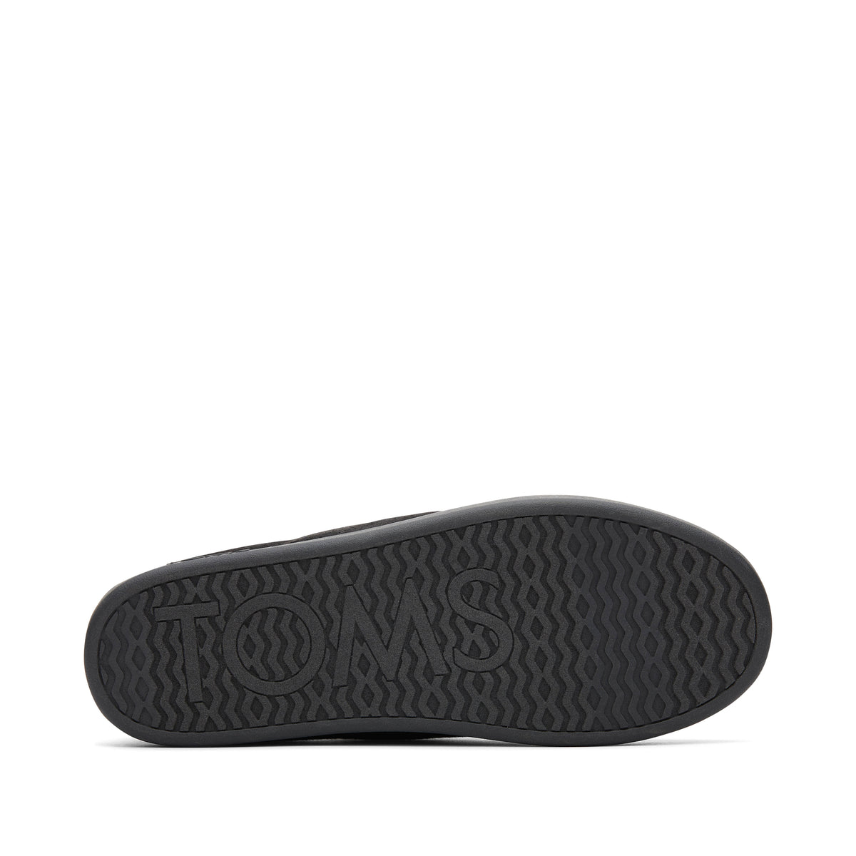 Ezra Black Faux Fleece Convertible Slipper Bottom Sole View