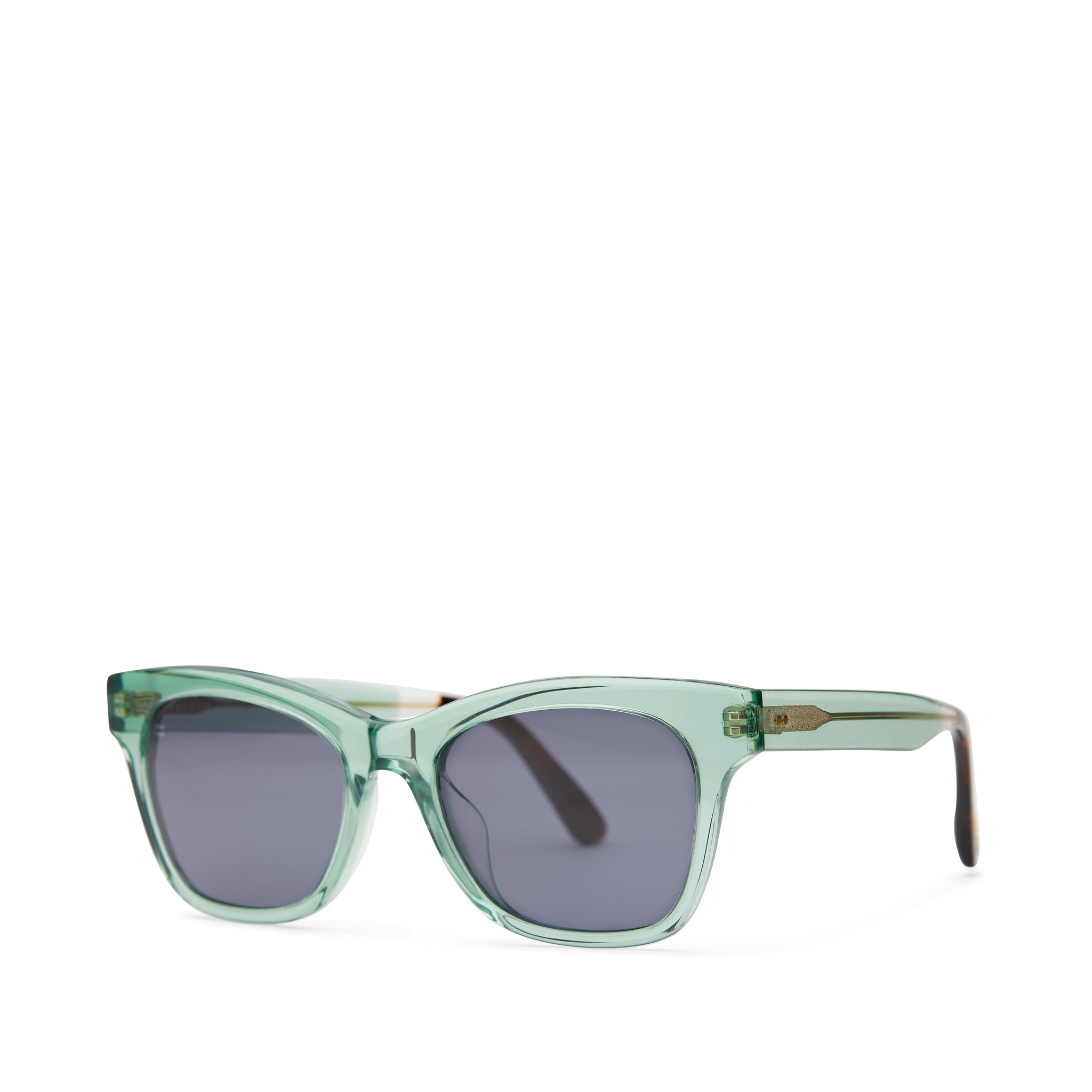 Margot Jade Handcrafted Sunglasses Side View