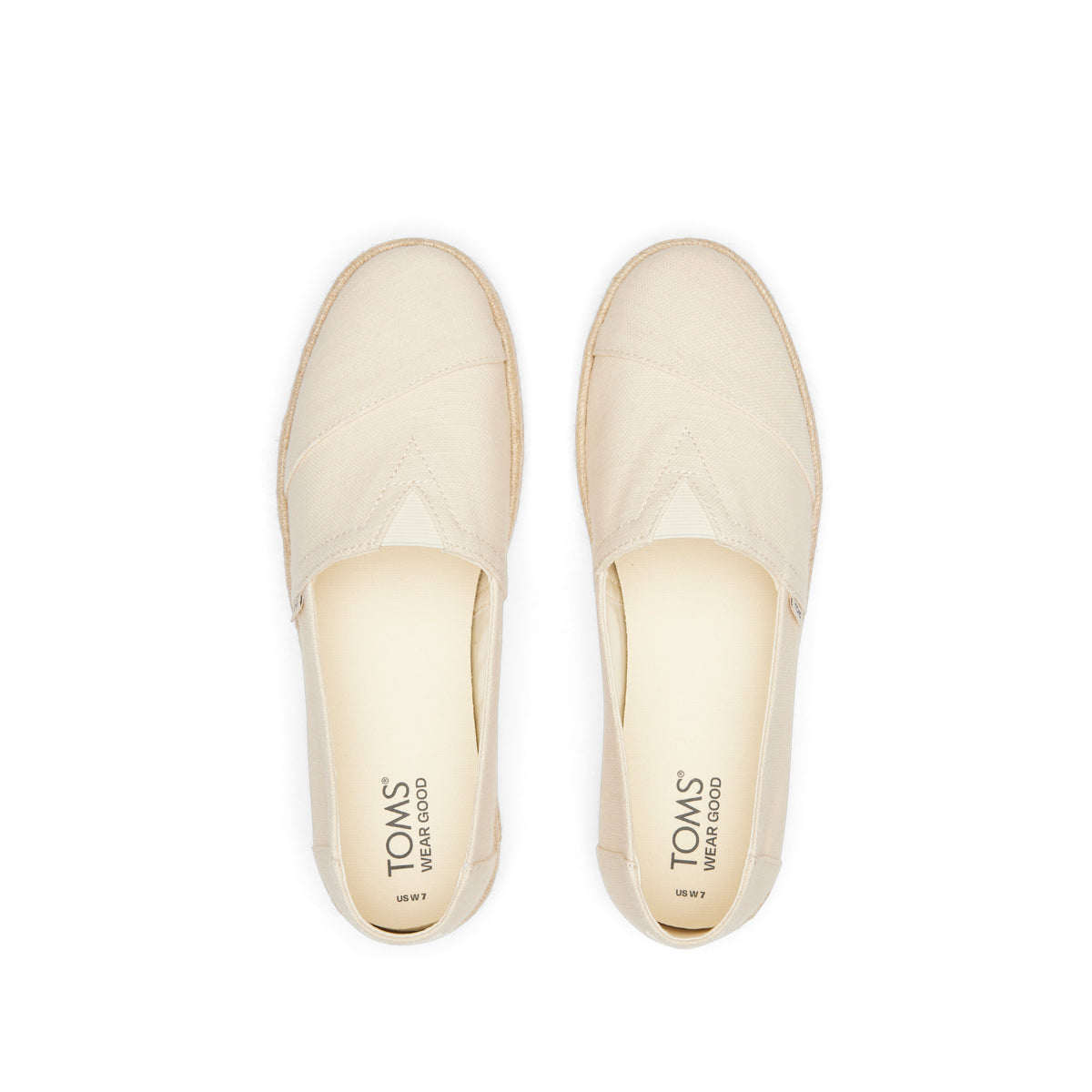 Alpargata Rope 2.0 Natural Recycled Cotton Espadrille Top View