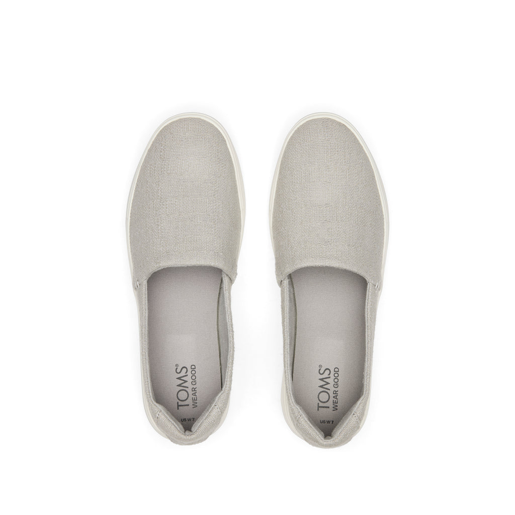 Kameron Grey Slip On Sneaker Top View