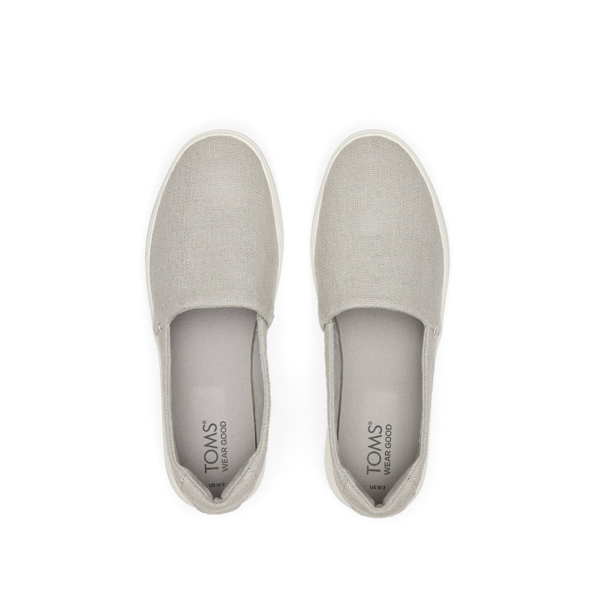Kameron Grey Slip On Sneaker Top View