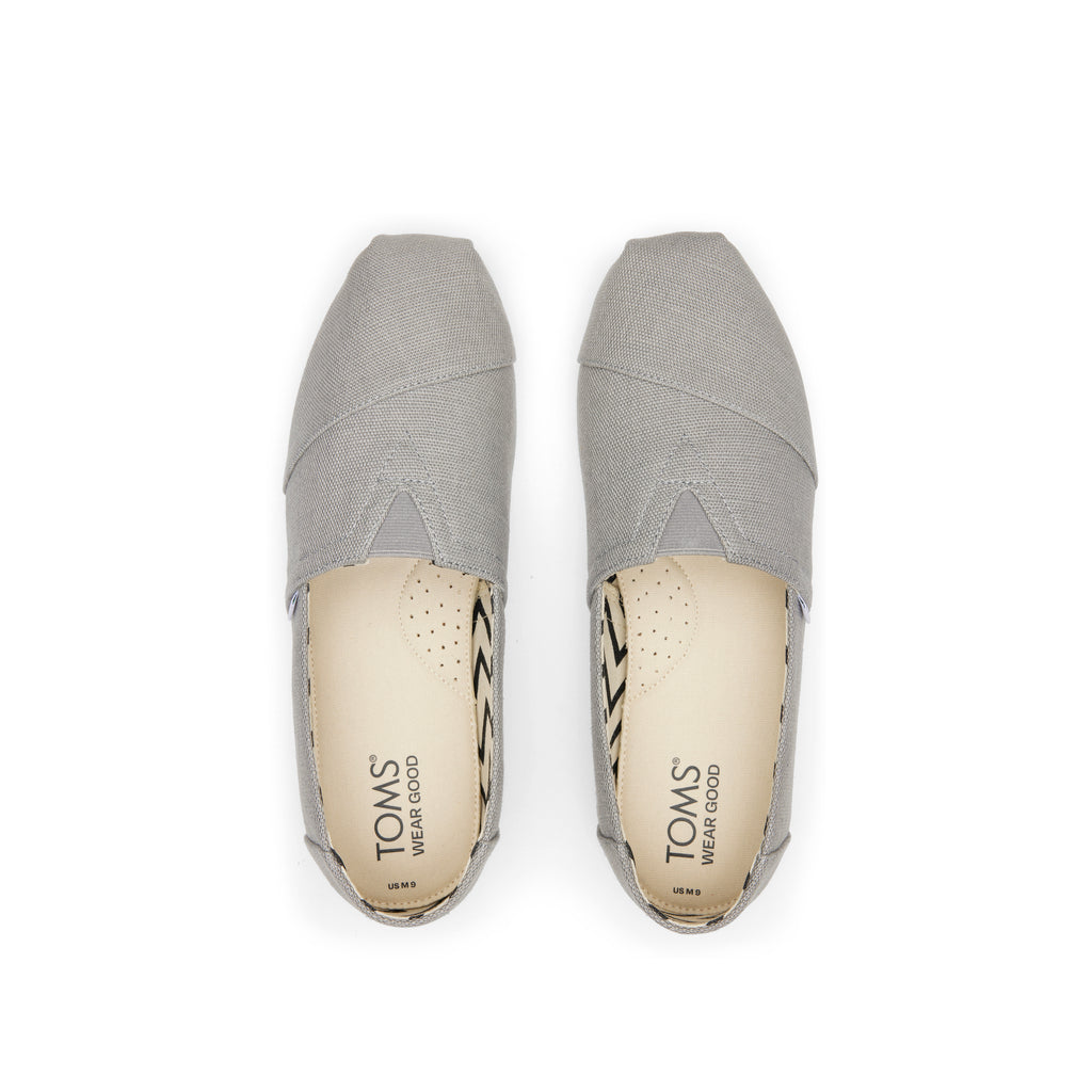 Alpargata Grey Heritage Canvas Top View