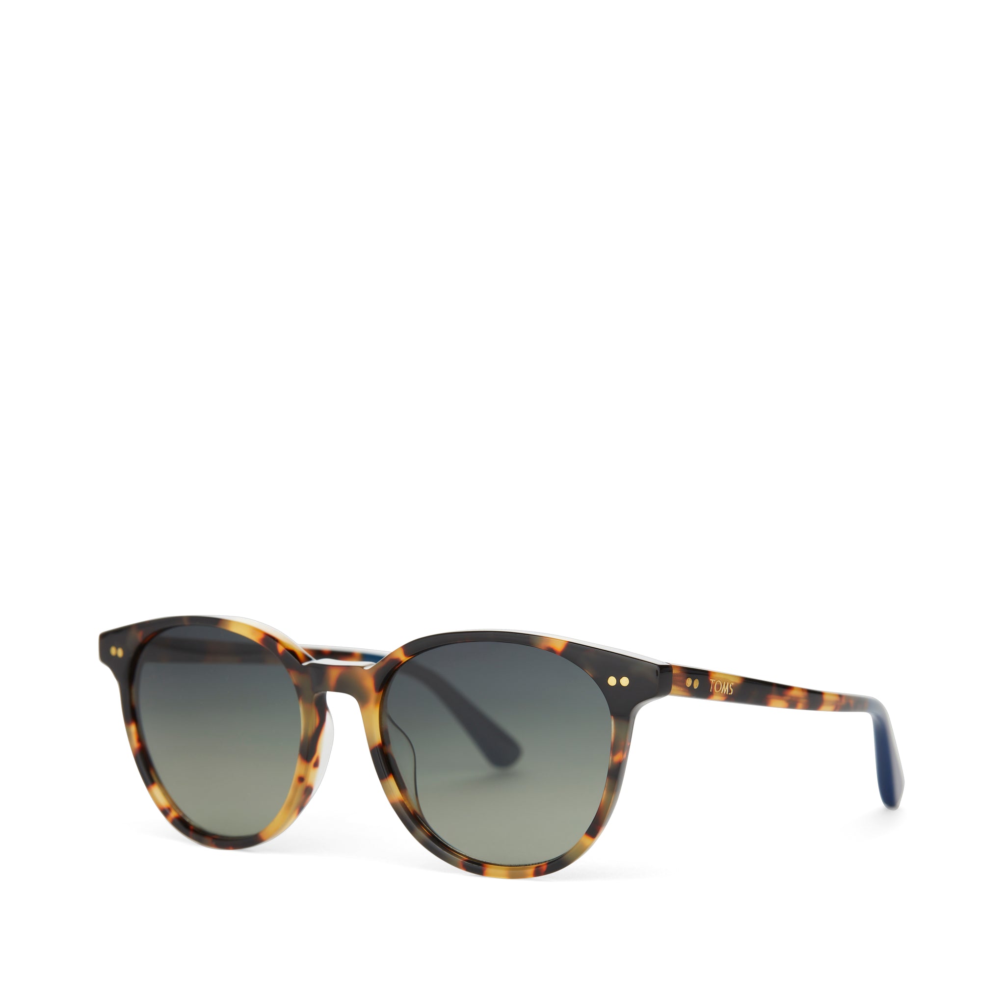 Bellini Tortoise Spruce Polarized Handcrafted Sunglasses Side View
