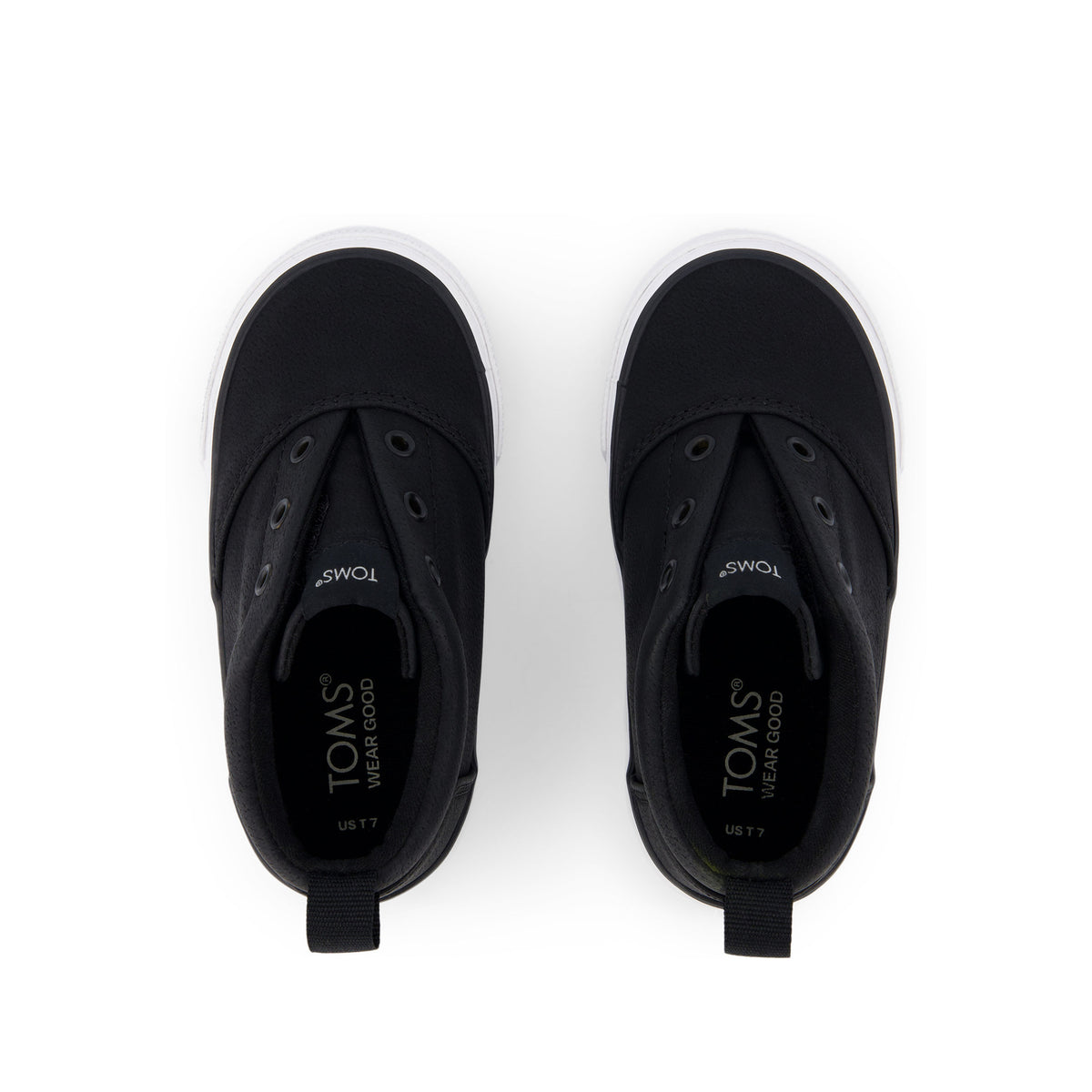 Fenix Mid Black Suede Toddler Sneaker Top View