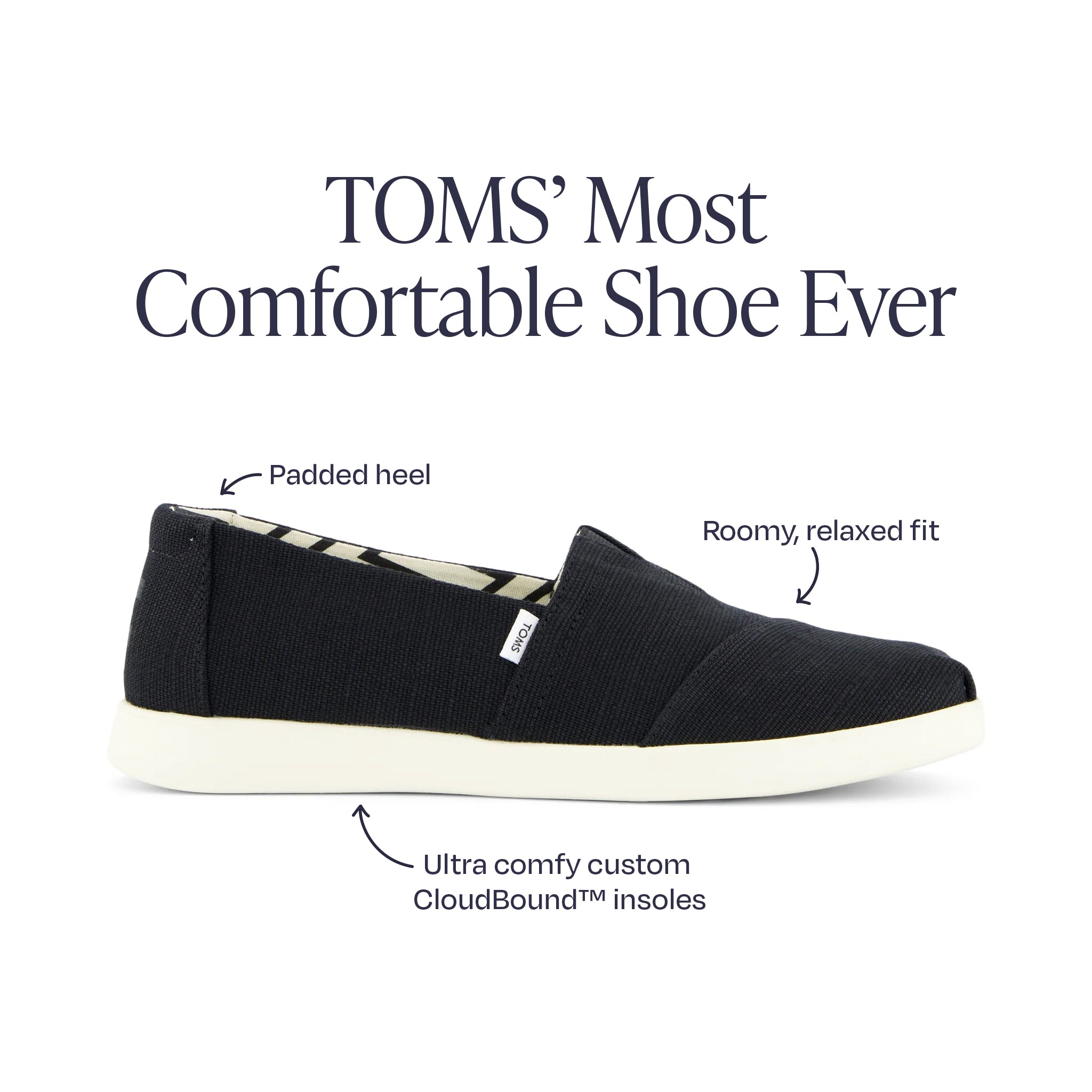 alpargata plus slip on shoe in black features and benefits details
