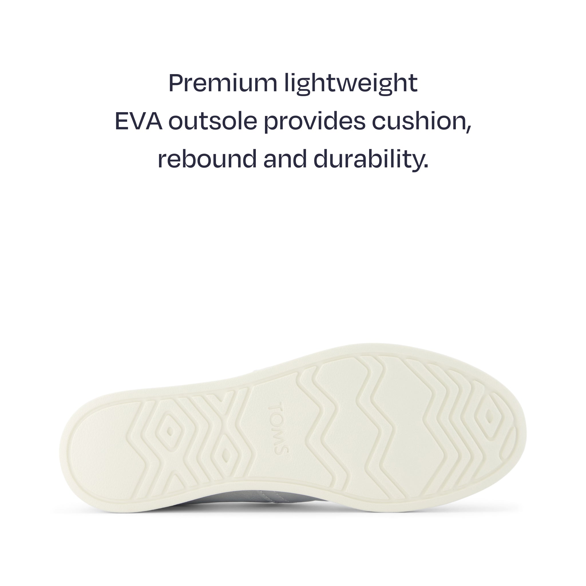 alpargata plus sole view - premium lightweight outsole for cushion and durability
