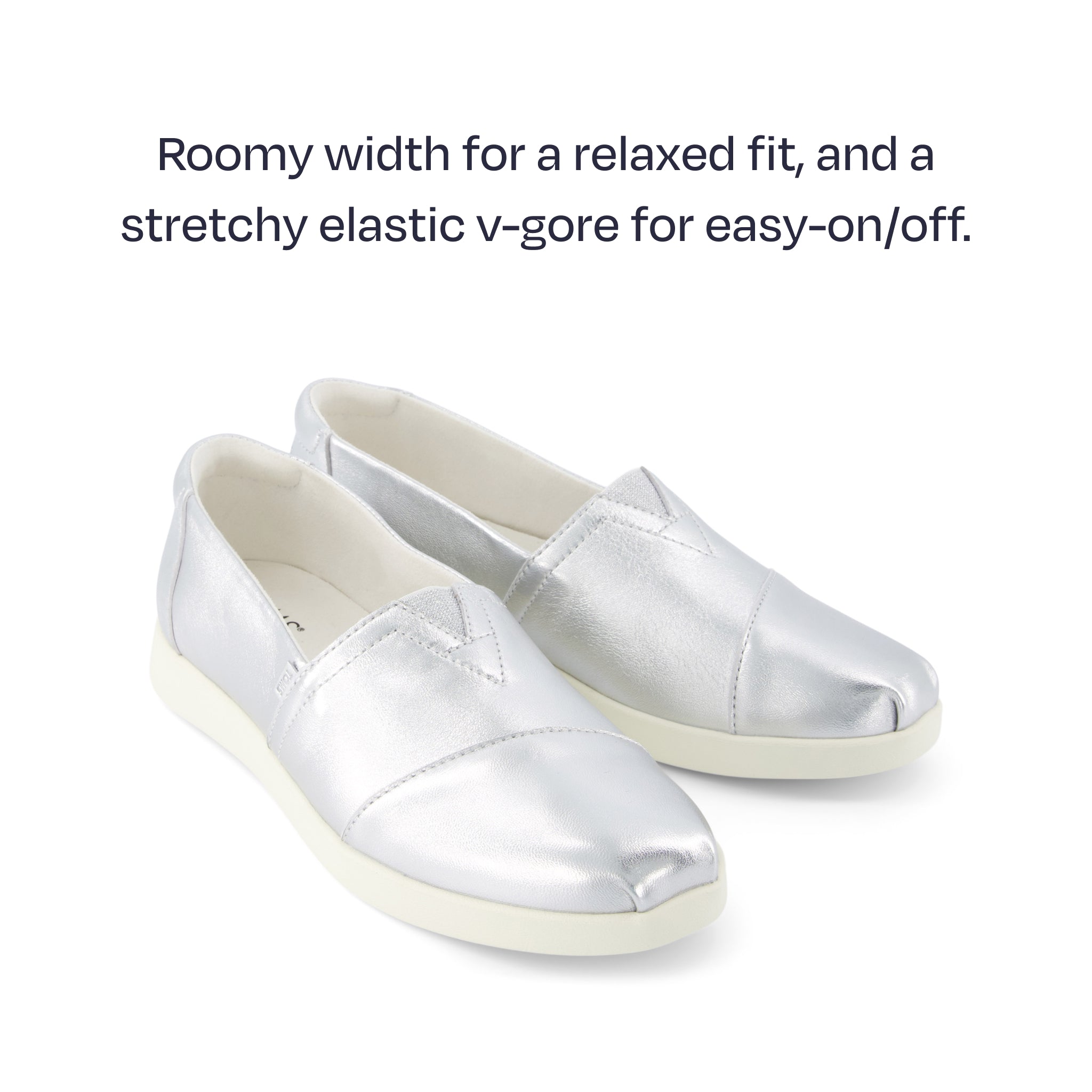 alpargata plus - roomy width for a relaxed fit, and a stretchy elastic v-gore for easy on/off.

