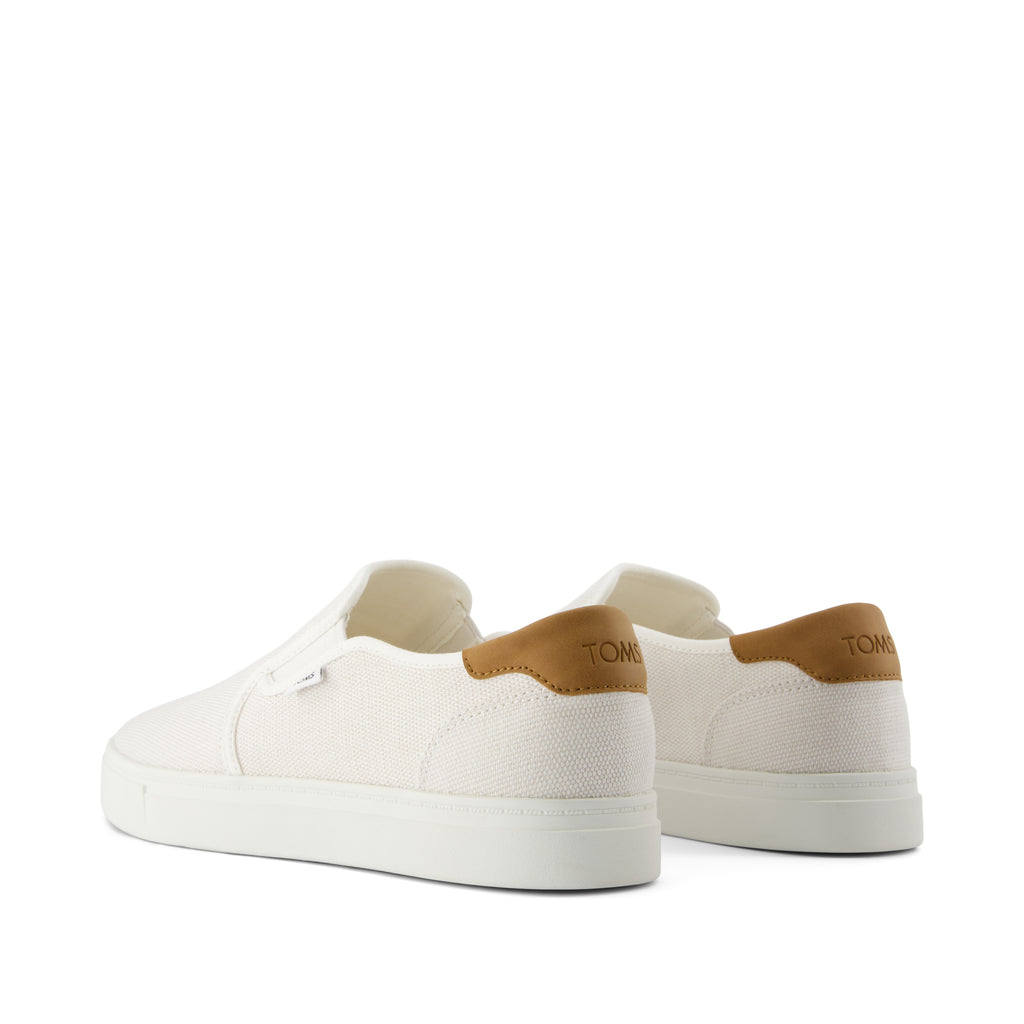 Baja 2.0 Slip On Sneaker - White Legacy Canvas Back View