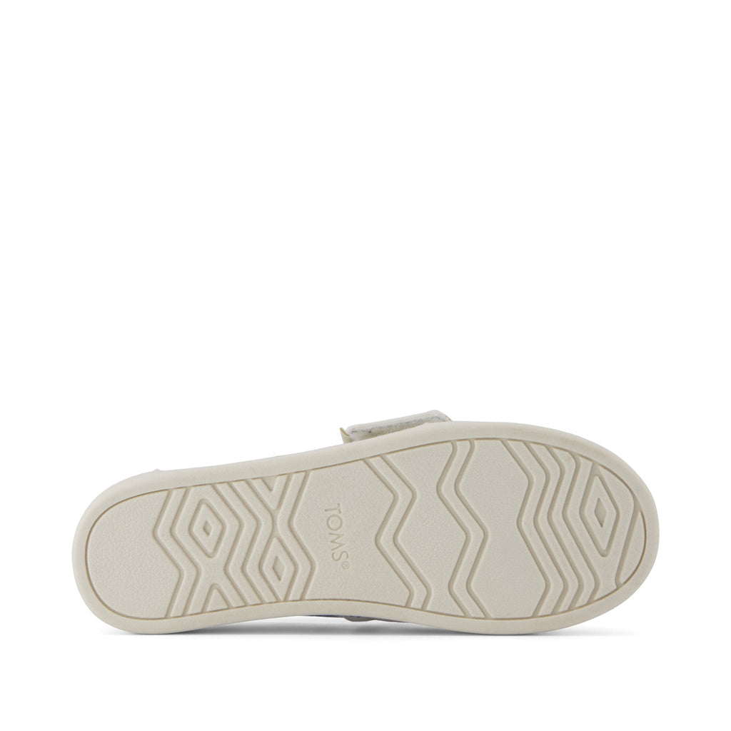 Alpargata Classic Kids Shoe - Egret Dragonflies Printed Canvas  Bottom Sole View
