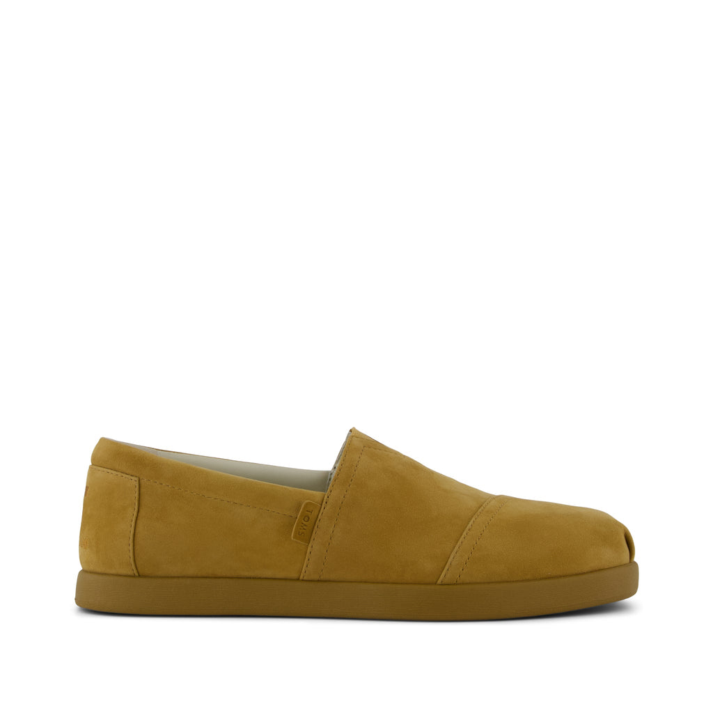 TOMS x Jamie Mizrahi Alp FWD - Water Repellent Antique Amber Suede Side View