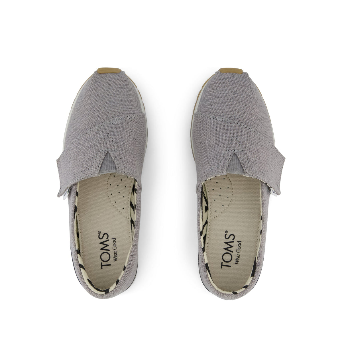 Resident Plus Kids Sneaker - Drizzle Grey Heritage Canvas Top View
