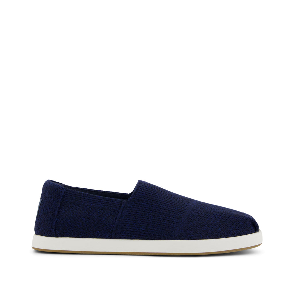 Alp FWD - Navy Knit Side View