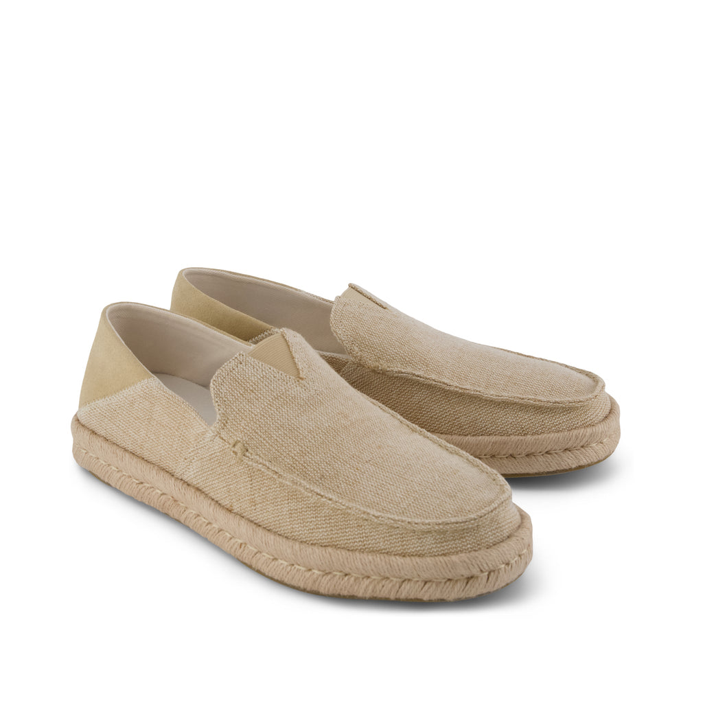 Alonso Rope Loafer - Natural Heritage Canvas Front View