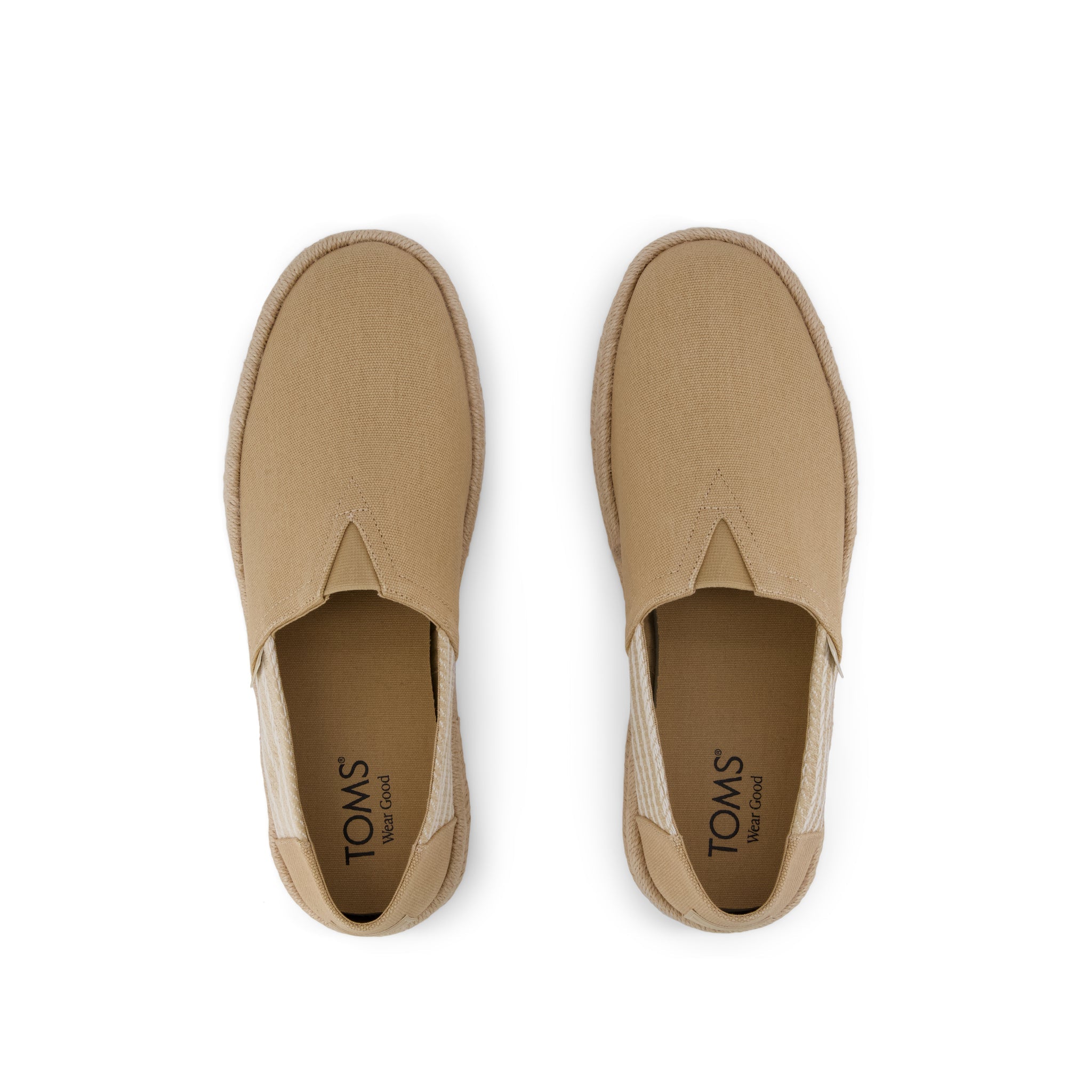 Alpargata Rope 2.0 Espadrille - Natural Stripes Top View