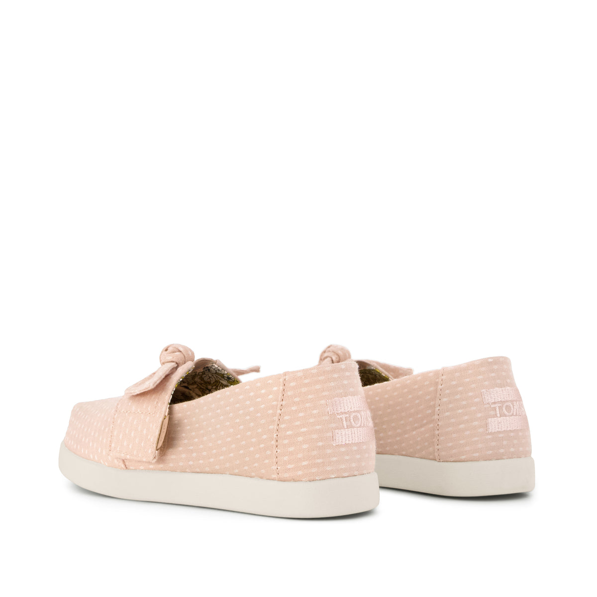 Alpargata Classic Kids Shoe -  Bloom Chambray Dot Back View