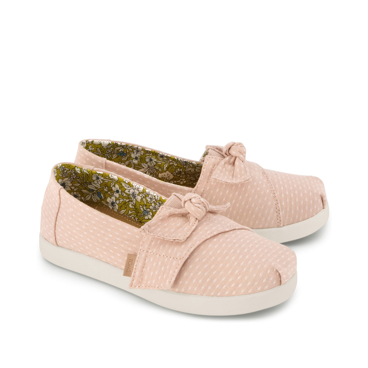 Alpargata Classic Kids Shoe -  Bloom Chambray Dot Front View