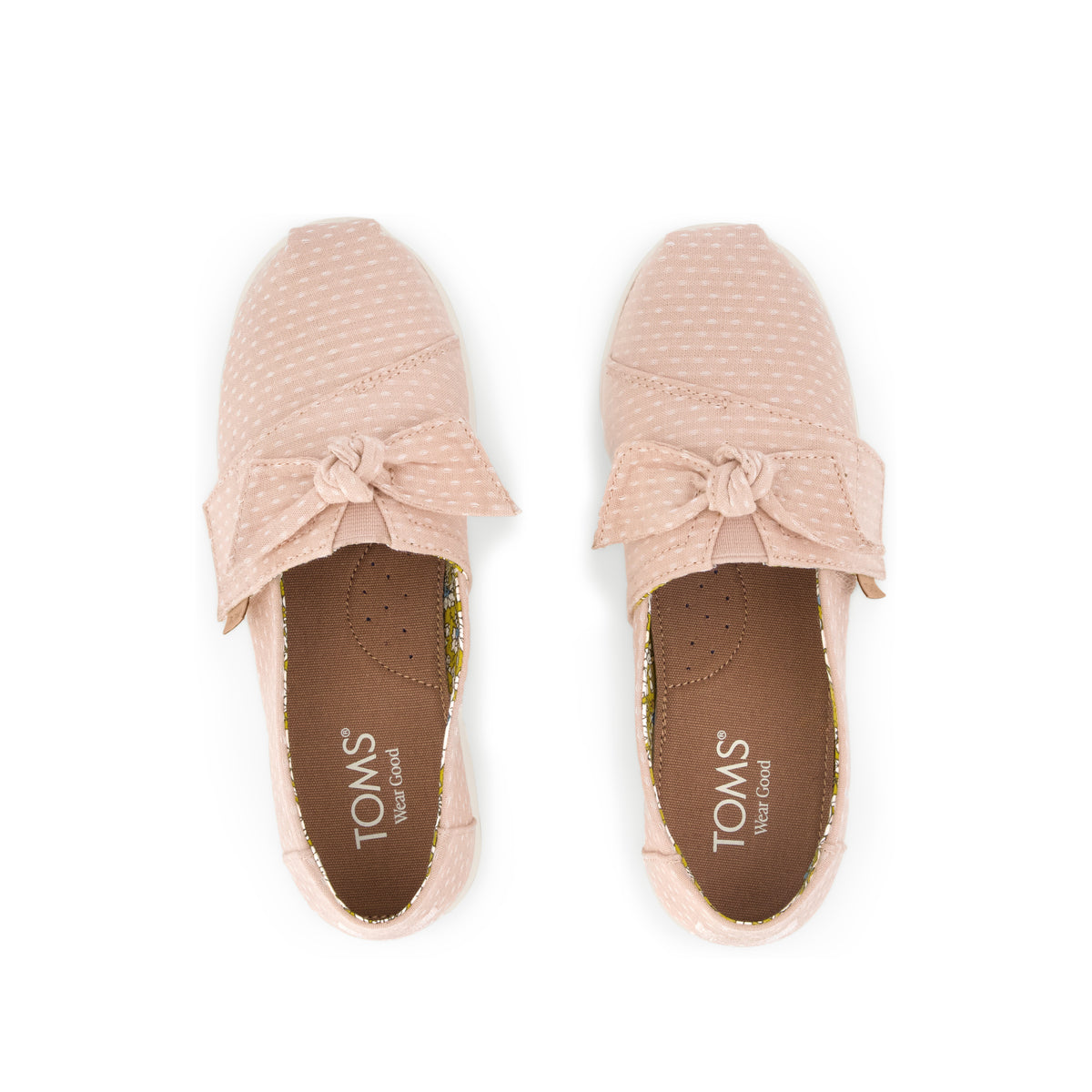 Alpargata Classic Kids Shoe -  Bloom Chambray Dot Top View