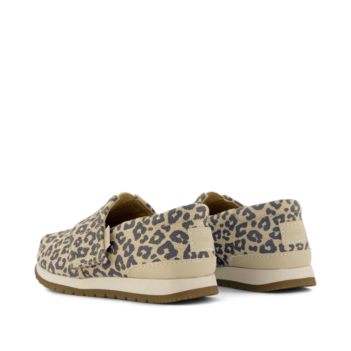 Resident Plus Toddler Sneaker - Natural Leopard Print Back View
