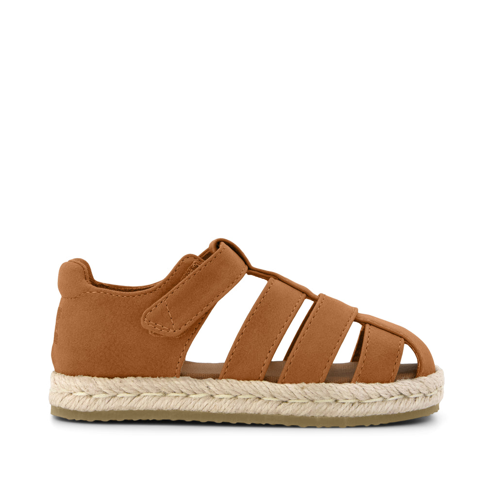 Ryan Fisherman Sandal - Tan Nubuck Side View