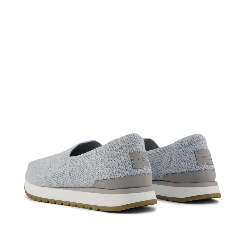 Resident Plus - Grey Knit Back View