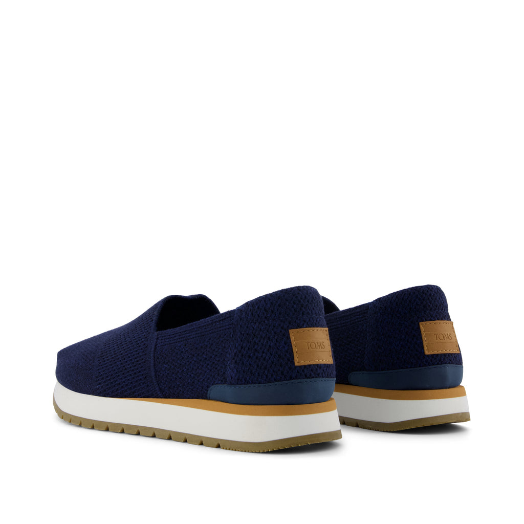 Resident Plus - Navy Knit Back View