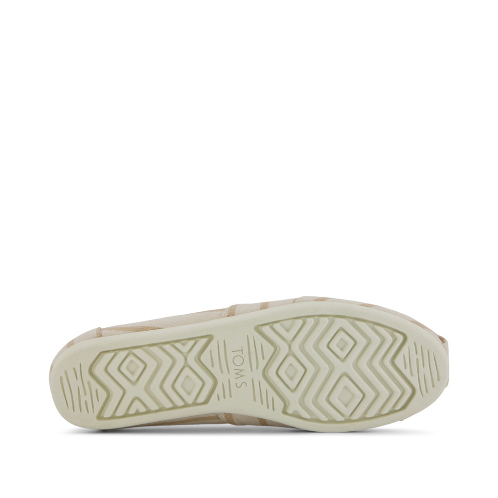 Alpargata Classic - Natural Riviera Stripe Bottom Sole View