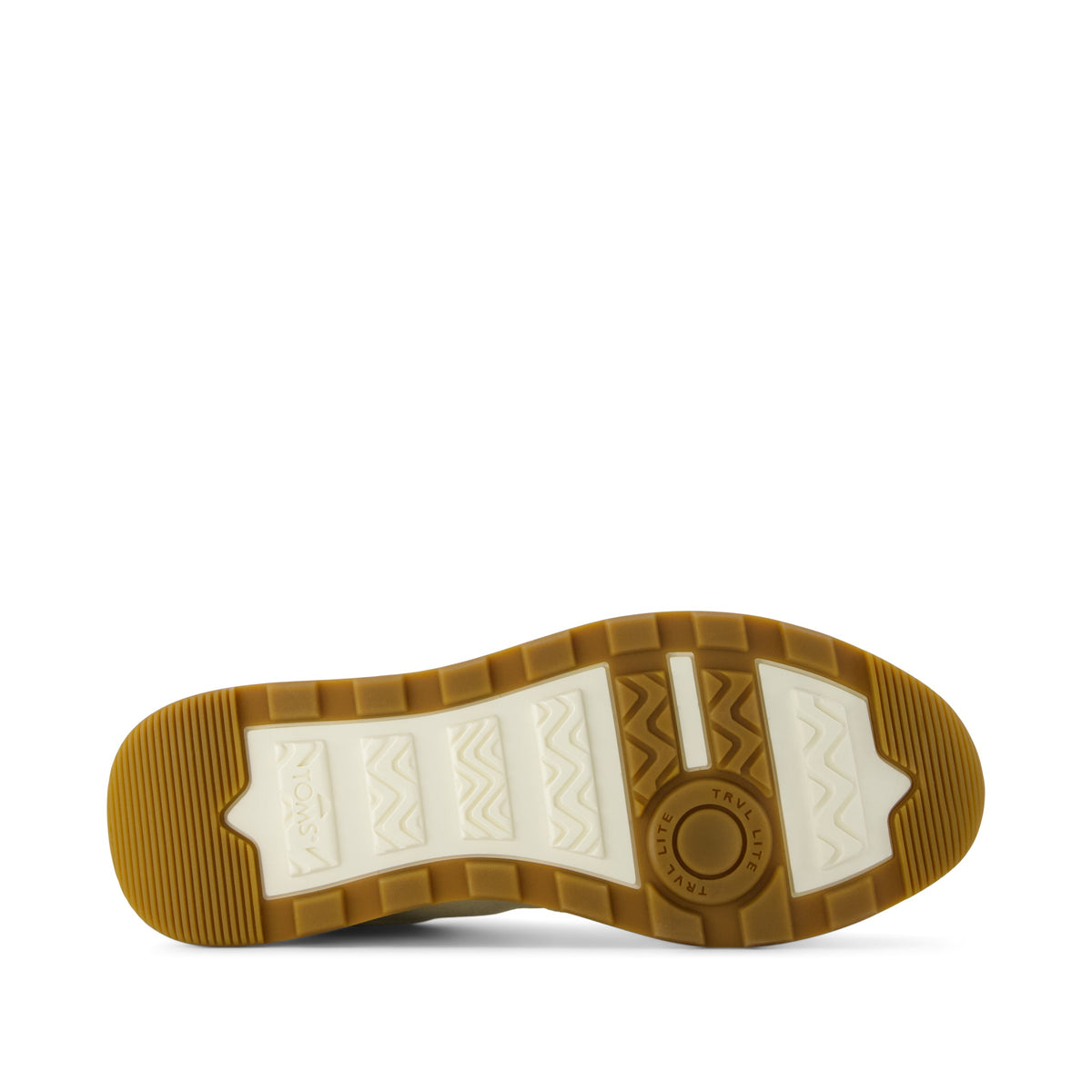 TRVL LITE Retro Runner Sneaker - Fog  Bottom Sole View