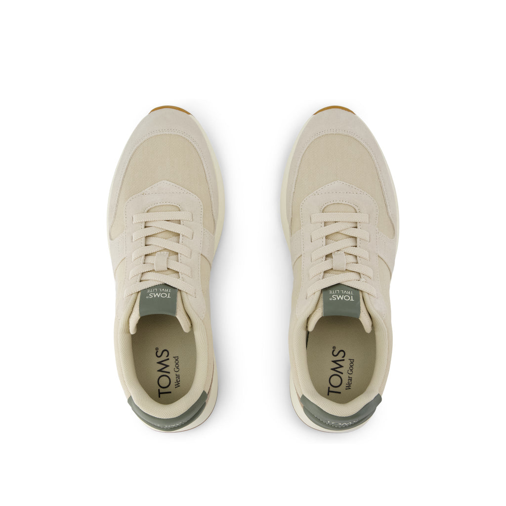 TRVL LITE Retro Runner Sneaker - Fog  Top View