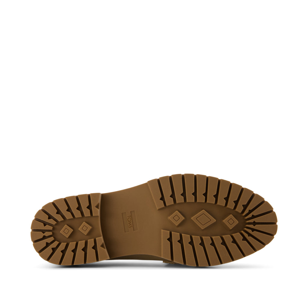 Cara Bow Loafer - Taupe Leather Bottom Sole View