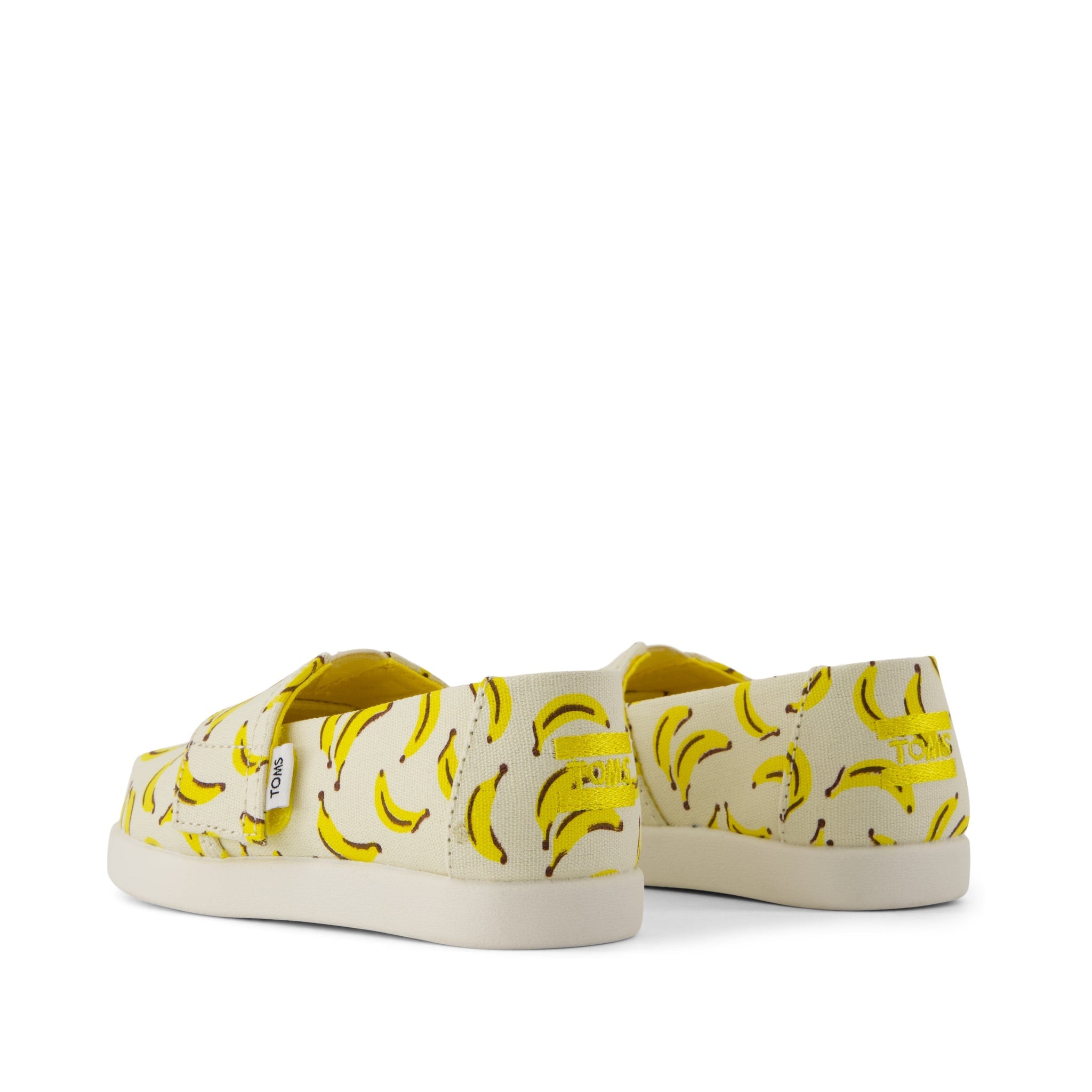 Alpargata Classic Toddler Shoe - Pale Lemon Bananas Back View