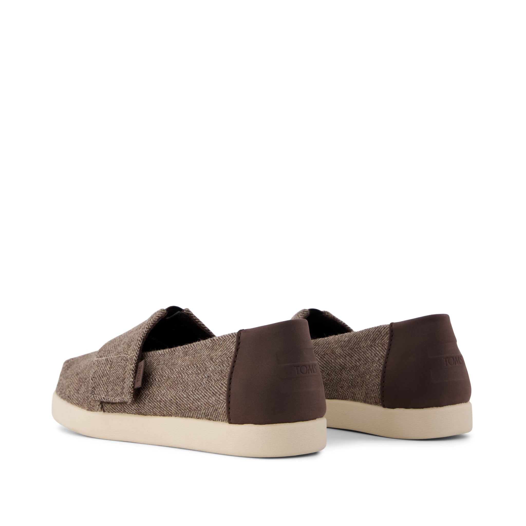 Alpargata Classic Kids Shoe - Hot Cocoa Herringbone Back View