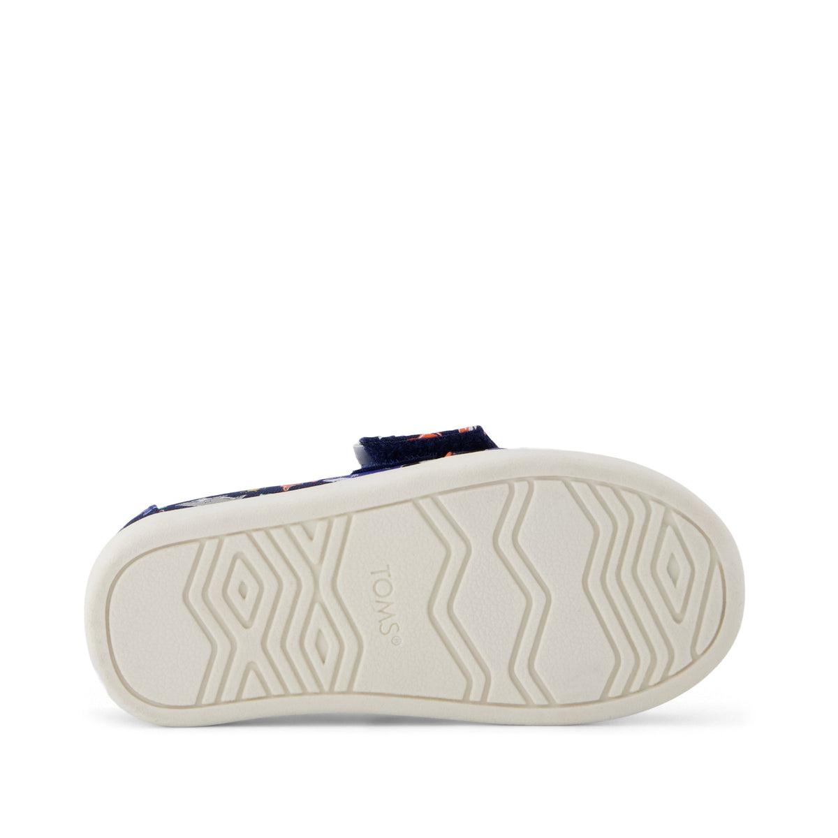 Alpargata Classic Toddler Shoe - Navy Glow in the Dark Shark Friends Bottom Sole View