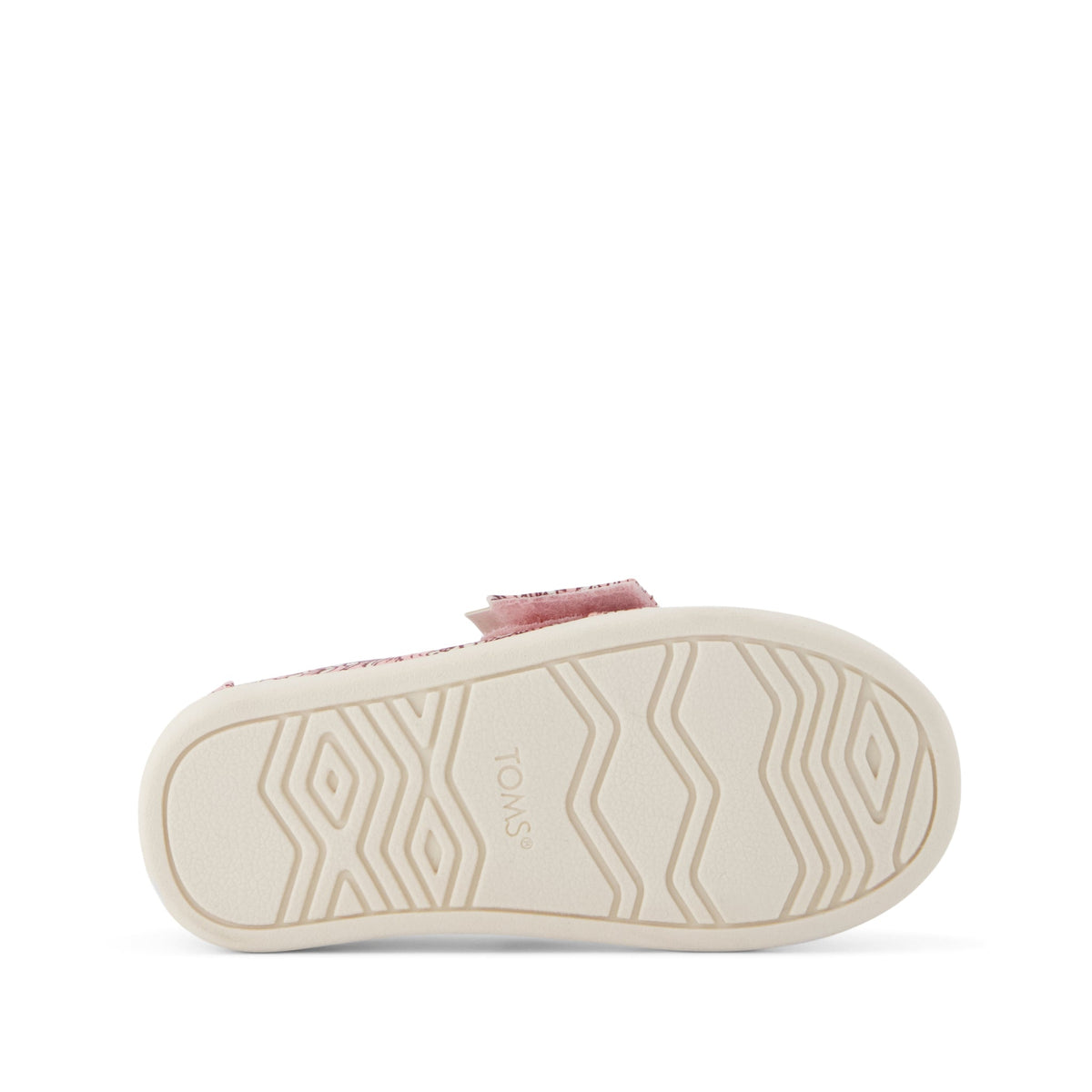 Alpargata Classic Toddler Shoe - Pink Quartz Floral Bottom Sole View