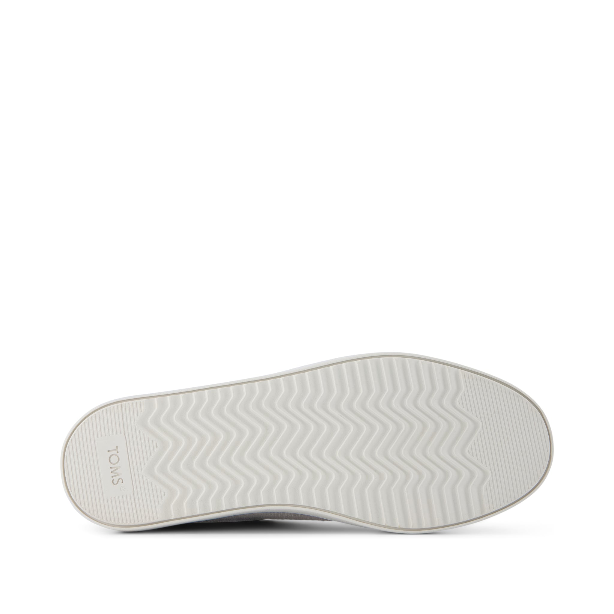 Izzy Lace-Up Sneaker - Drizzle Grey Heritage Canvas Bottom Sole View