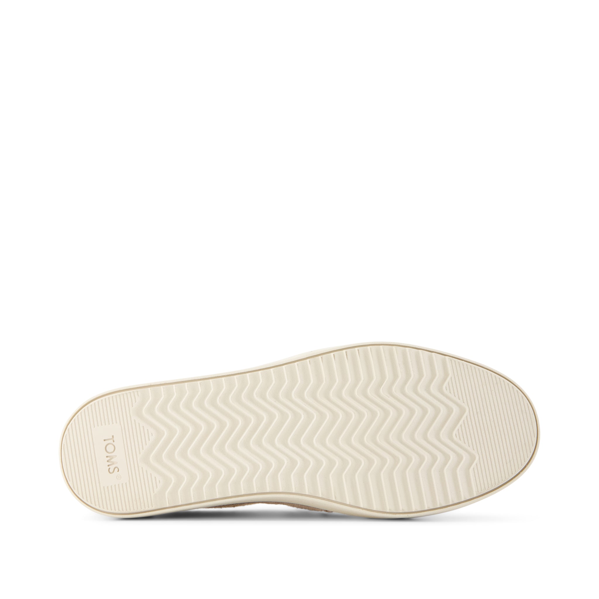 Emily Slip On Sneaker - Natural Undyed Heritage Canvas Bottom Sole View