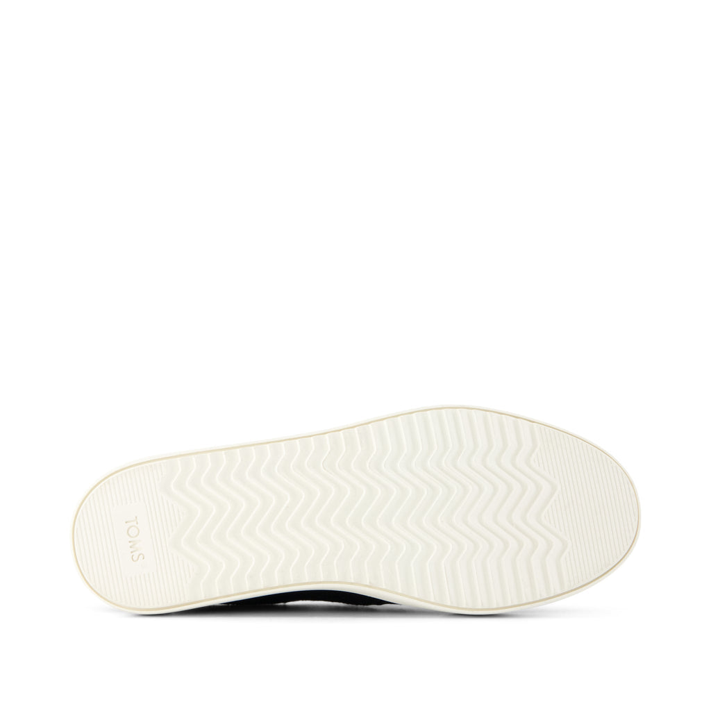 Emily Slip On Sneaker - Black Heritage Canvas Bottom Sole View