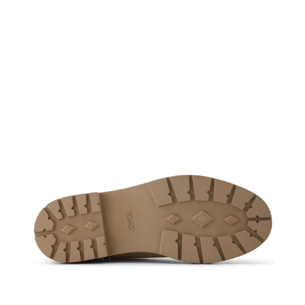 Astrid Boot - Water Repellent Taupe Suede Bottom Sole View
