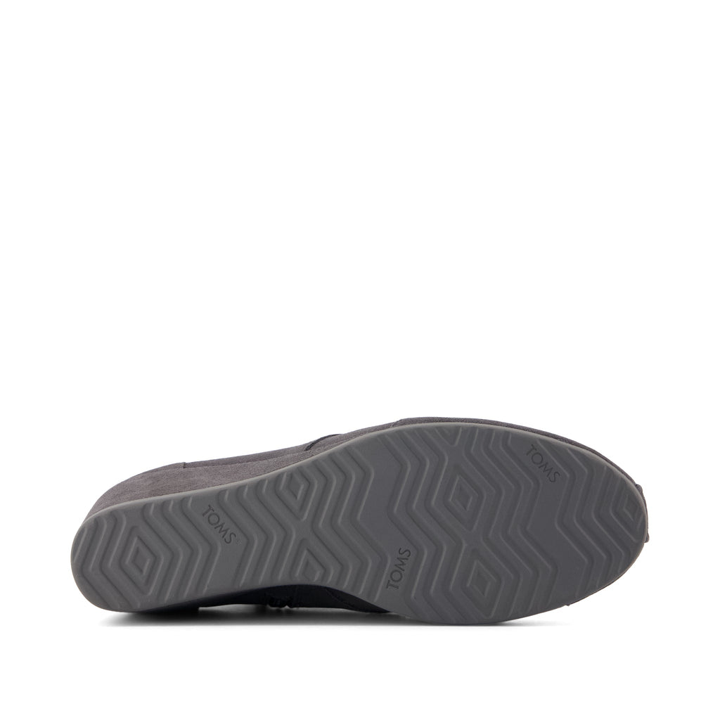 Desert Wedge Ankle Bootie - Forged Iron Suede Bottom Sole View