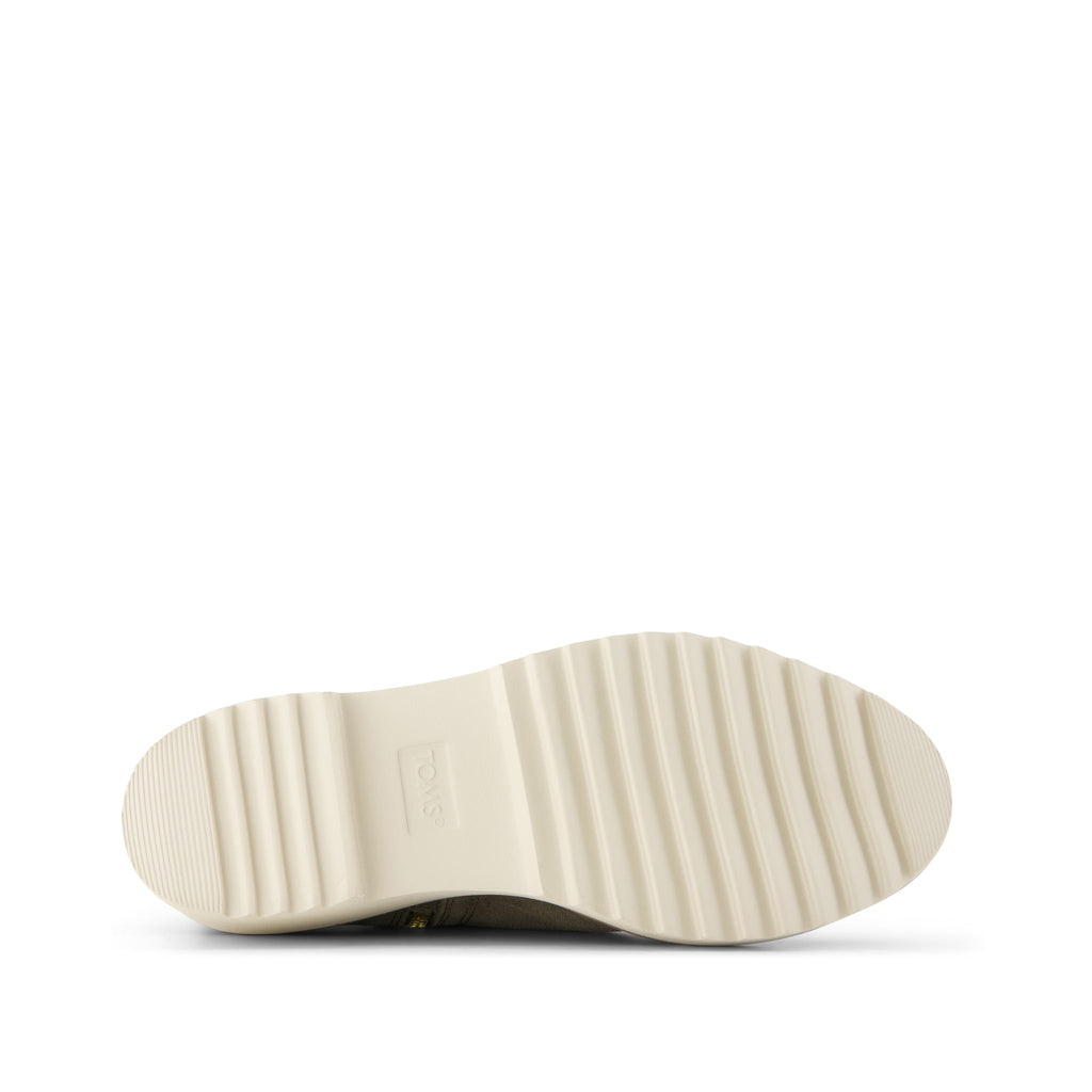 Maude Wedge Boot - Canteen Suede Bottom Sole View