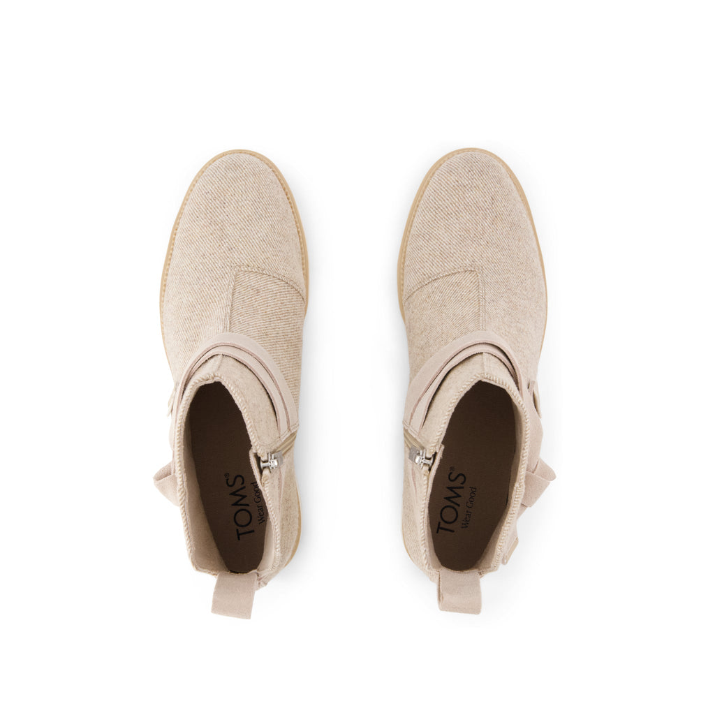 Marlow Boot - Water Repellent Natural Shimmer Twill Top View