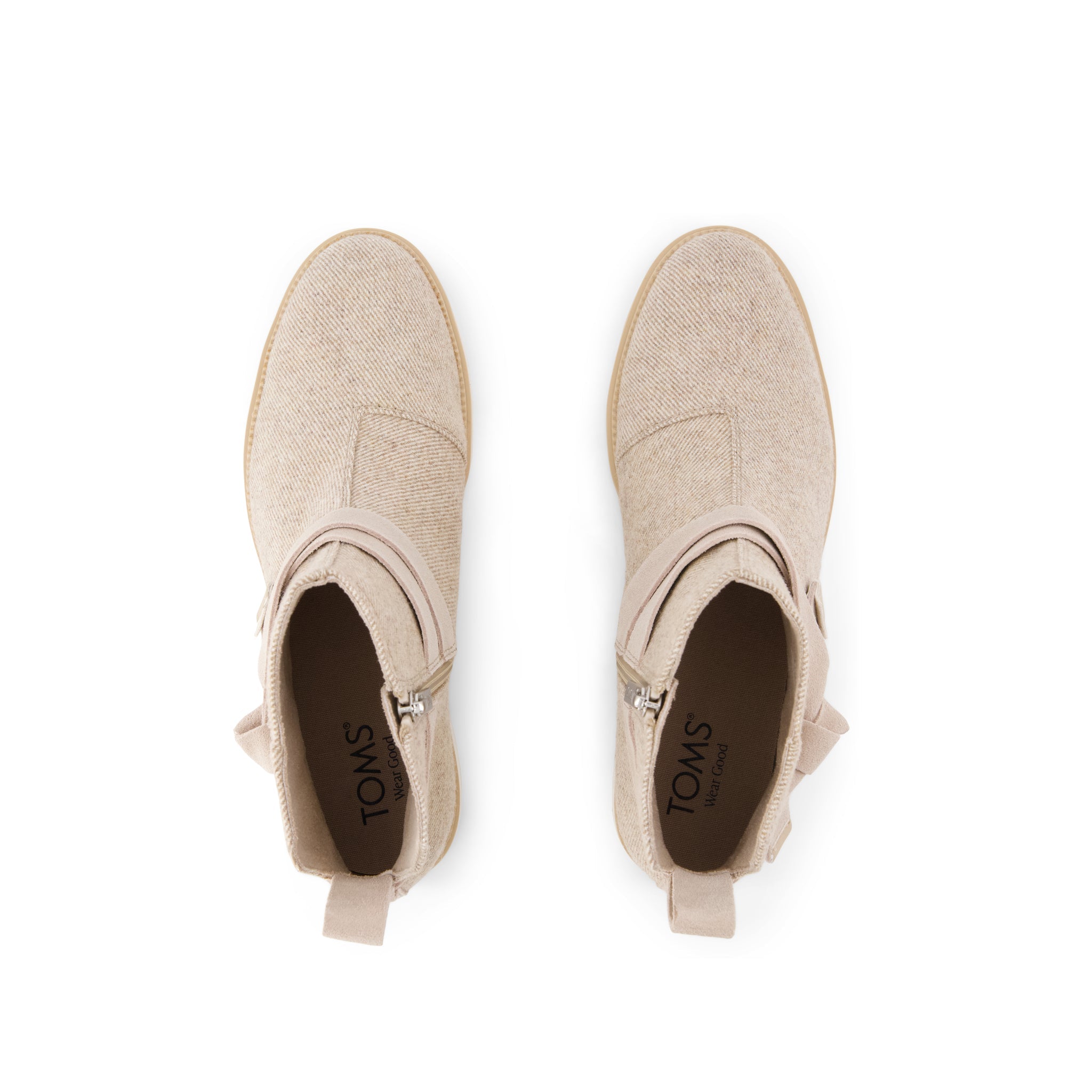 Marlow Boot - Water Repellent Natural Shimmer Twill Top View