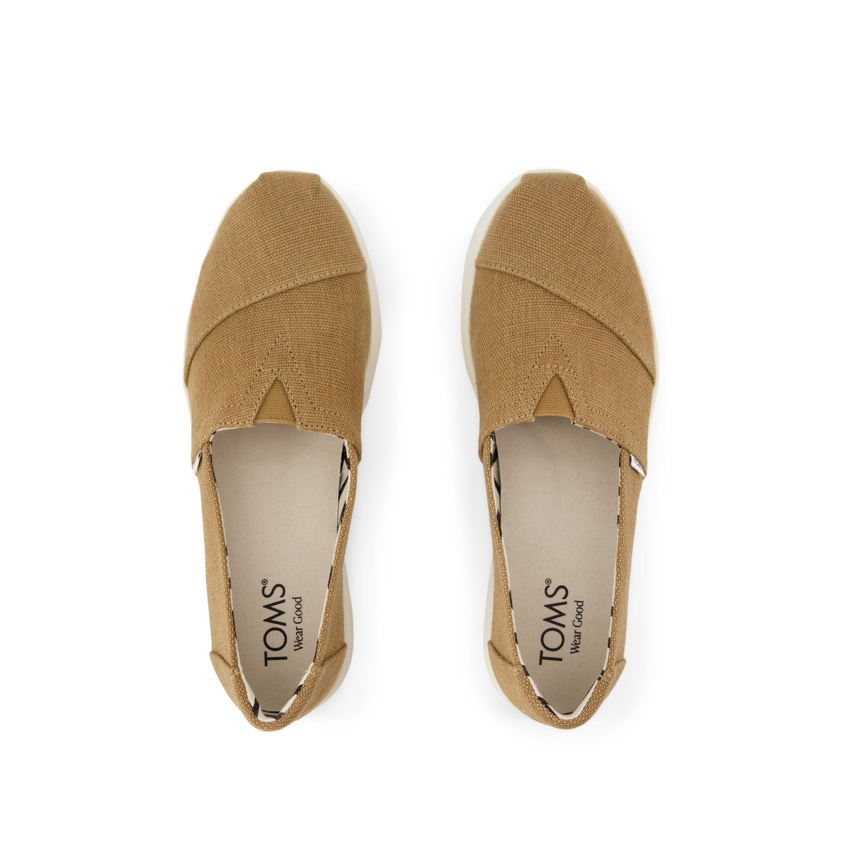 Alpargata Plus - Toffee Heritage Canvas Top View