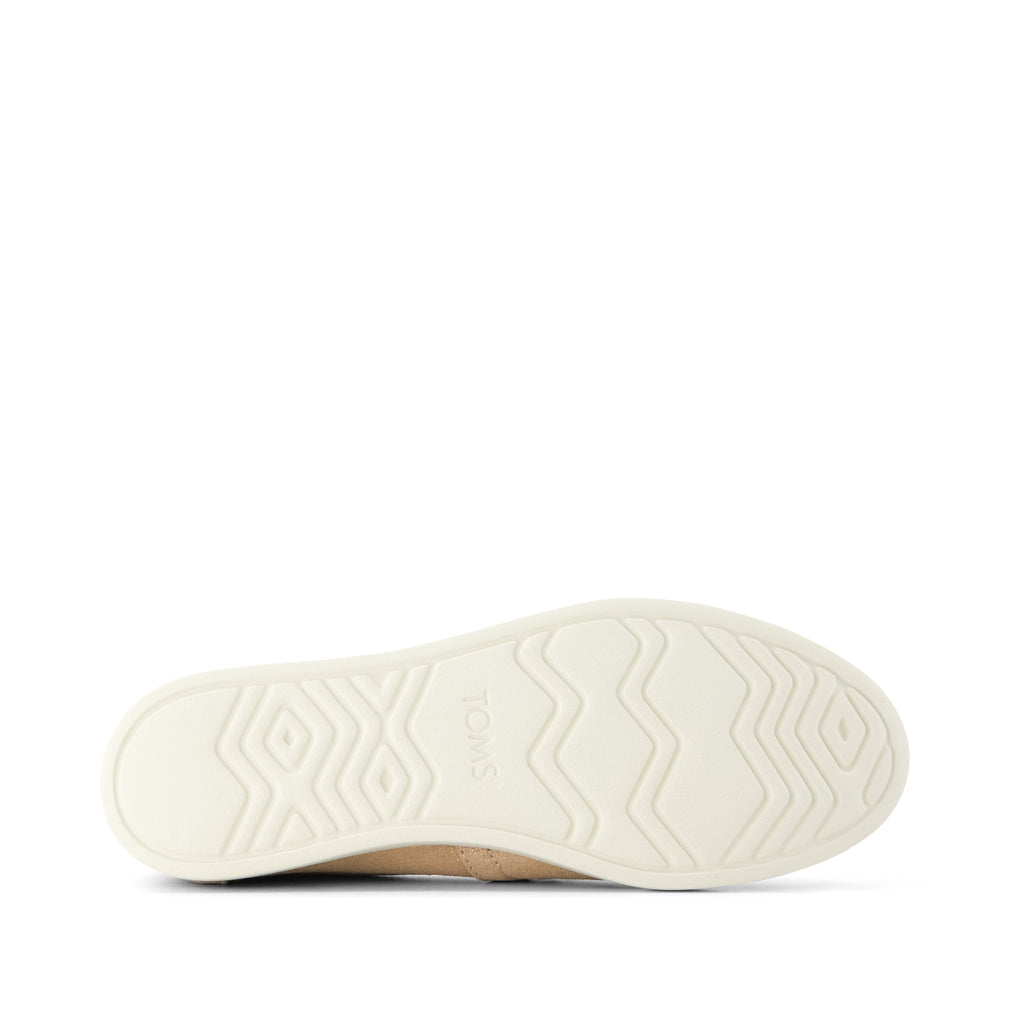 Alpargata Plus - Bronze Metallic Crosshatch Suede Bottom Sole View