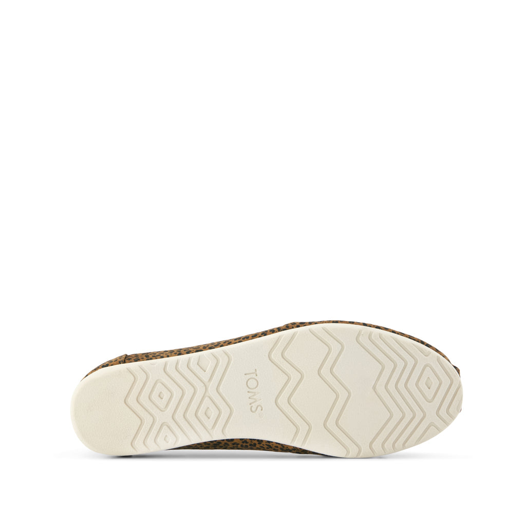 Alpargata Ballet Flat - Toffee Leopard Print Bottom Sole View